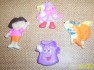 358sp Dorie Explorer Friends Chocolate Candy Lollipop Mold